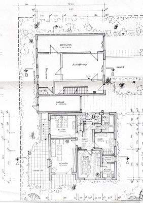 Grundriss Wohnhaus und Nebengebäude EG 