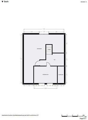 Grundriss EFH Dachgeschoss