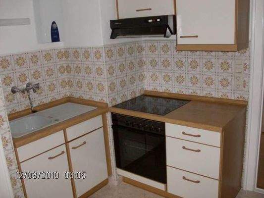 Küche mit Ceran-Kochfeld