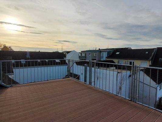 Dachterrasse West-Seite