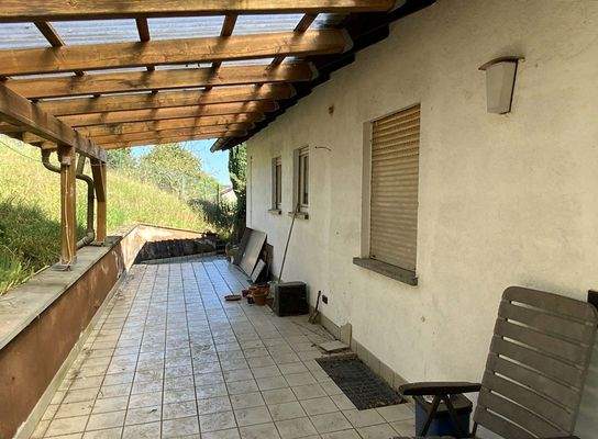 Terrasse im Erdgeschoss