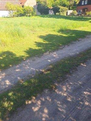 Blick auf das Wohngrundstück