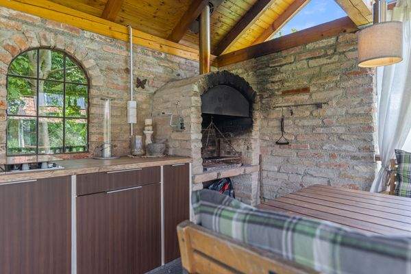 Gemauerter Grillkamin