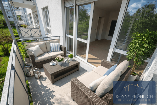 Einrichtungsbeispiel Balkon