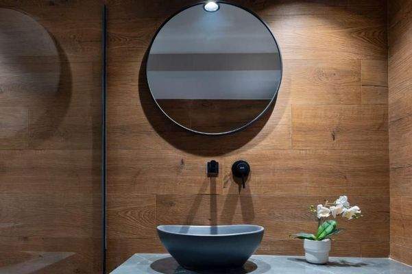 Kreta, Agios Onoufrios: Elegante Villa aus weißem Stein mit Meerblick zu verkaufen