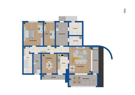 Grundriss - Erdgeschoss