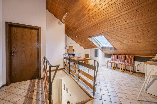 Küche und Essbereich Dachgeschoss