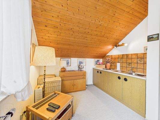 Offener Küchenbereich im DG 