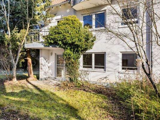 Südansicht des Wohnhauses