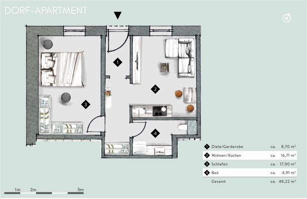 Grundriss Einliegerwohnung