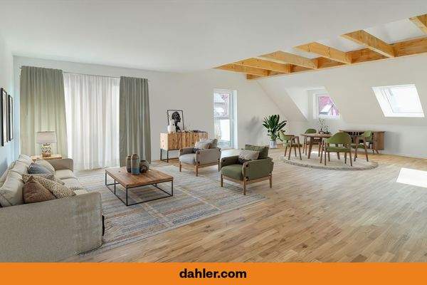 Sonnenlicht auf drei Seiten – exklusive 4-Zimmer-Wohnung mit Balkon-Duo in Bothfeld