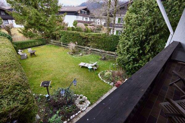 Blick auf den Garten