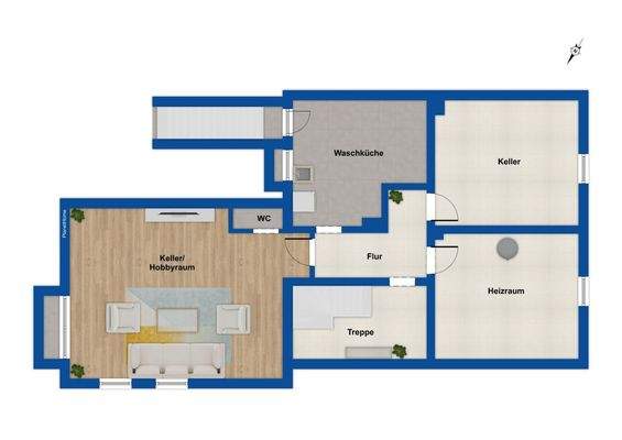 Grundriss Kellergeschoss