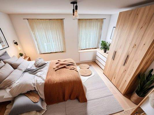 Schlafzimmer visualisiert