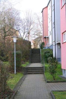 Fußweg zum Haus 