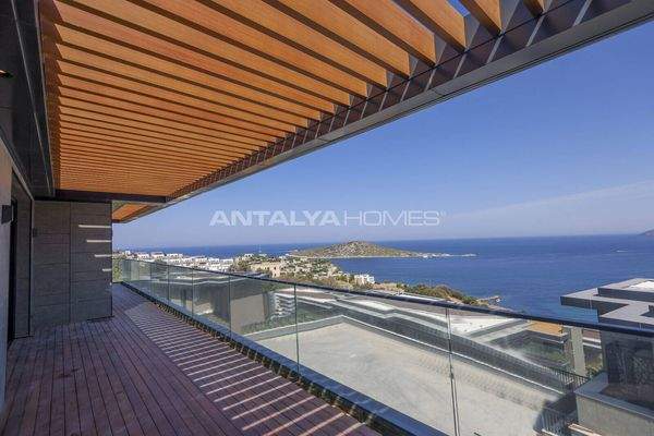 Spacious Sea View Real Estate in a Luxury Complex in Bodrum