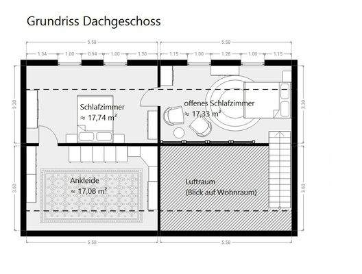 Grundriss Dachgeschoss