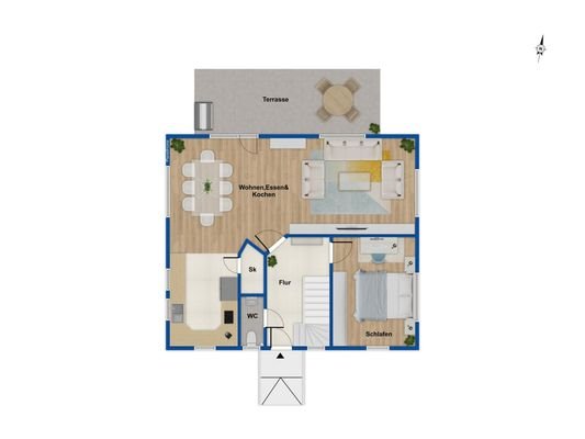 Grundriss Erdgeschoss