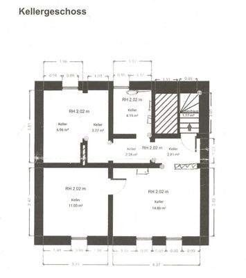 Grundriss Kellergeschoss