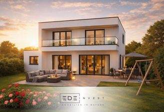 Visualisierung Haus Garten Bauhaus