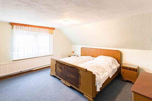 Ehemaliges Schlafzimmer im Dachgeschoss