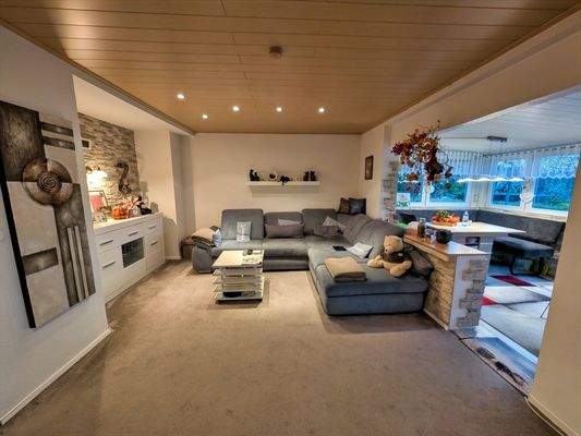 Wohnzimmer plus Anbau