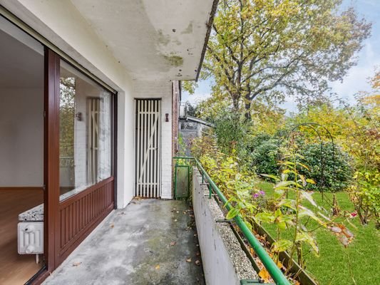 Balkon zum Garten