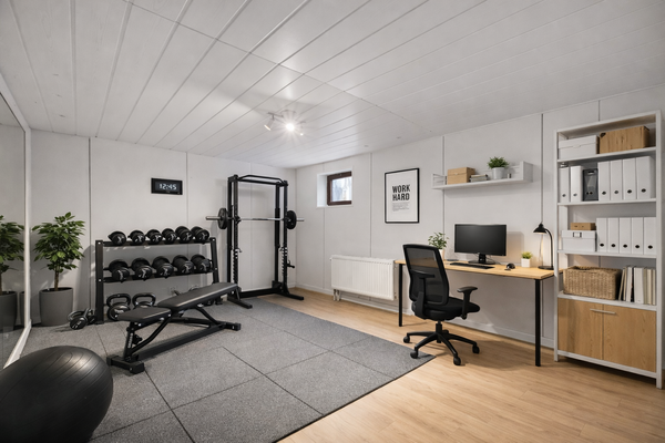 UG | Büro (1), virt. Darstellung (Gym/Home-Office)