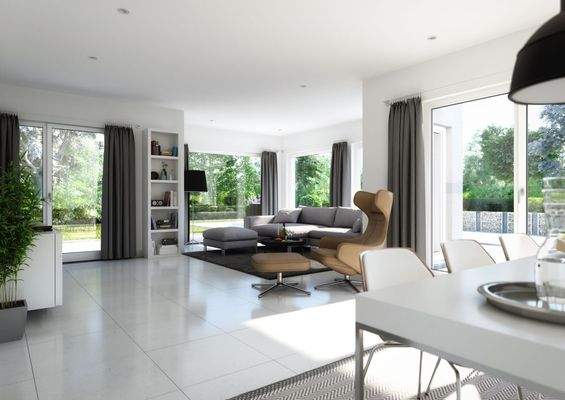 Lichtdurchflutetes Wohnambiente