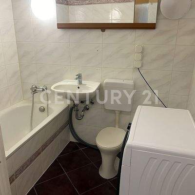 Badezimmer mit Badewanne