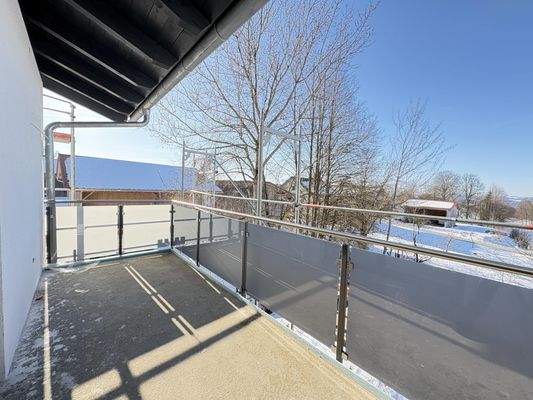 Großzügiger Balkon