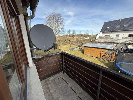 Balkon Ost-Ausrichtung Hinterhaus