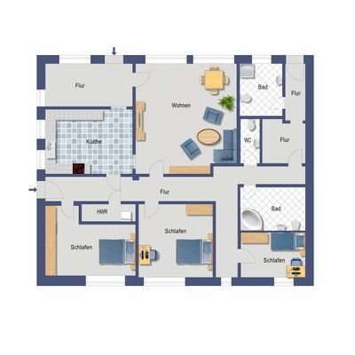 Grundriss Haus