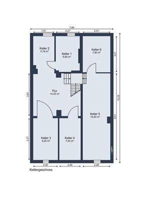 Grundriss Kellergeschoss