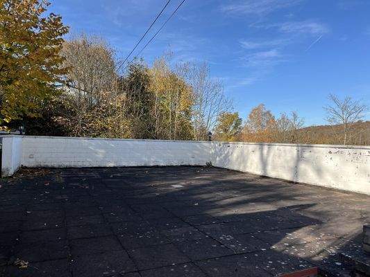 Dachterrasse über Garagen