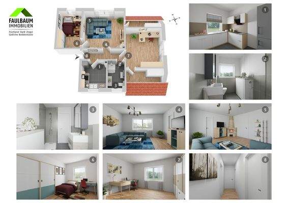 Visualisierung Grundriss Bilder