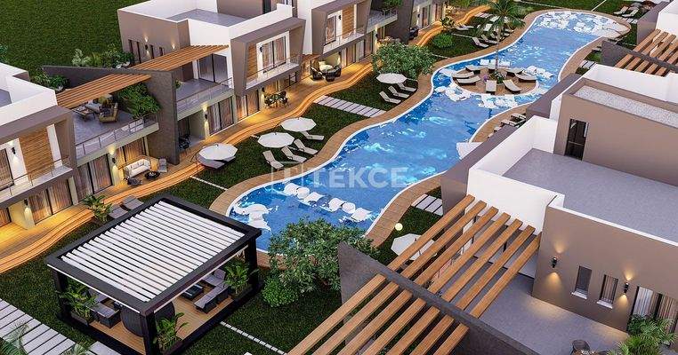2+1 Apartments with Gardens and Terraces in North Cyprus
