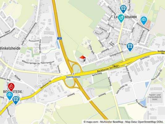 Geolyzer Kartenausschnitt