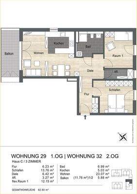 Wohnung Nr. 29 / 32