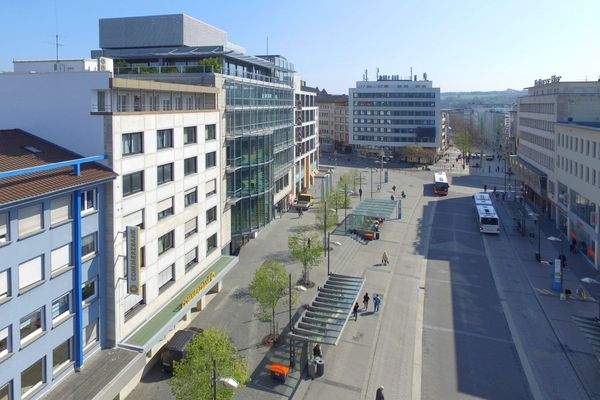 Drohnenaufnahme Innenstadtlage