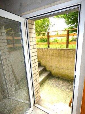 Hauseingang / Nebeneingang im Kellergeschoss