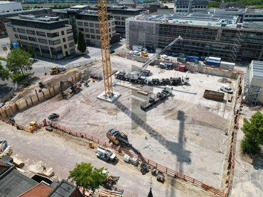 Aktuelle Drohnenaufnahme