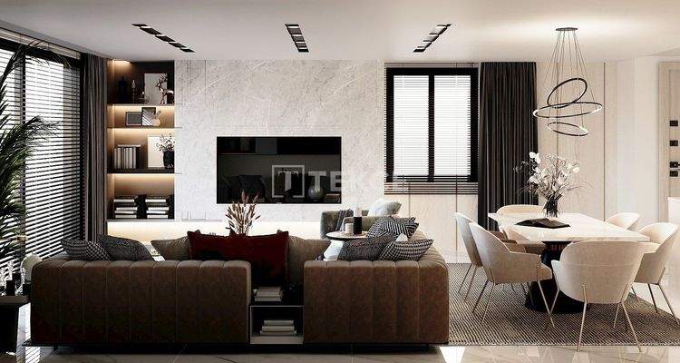 Villas with Pools and Indoor Parking in Döşemealtı Antalya