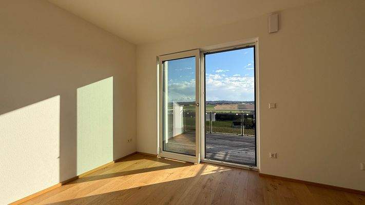 Wohnzimmer Zugang Balkon