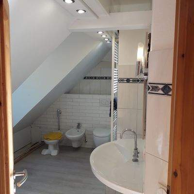 Blick vom Flur zum Duschbad/WC im OG