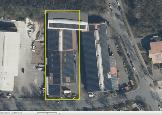 Büro- und Hallenfläche links 