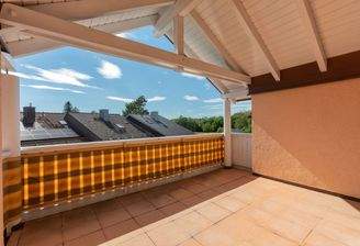 Schöne Dachterrasse