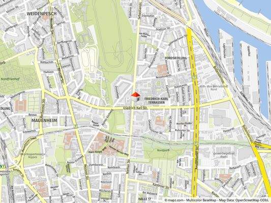 Geolyzer Kartenausschnitt