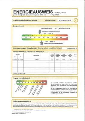 Energieausweis-Auszug