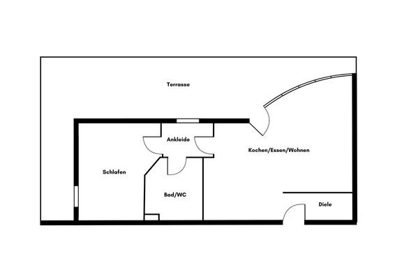 Grundrissplan Wohnung 14